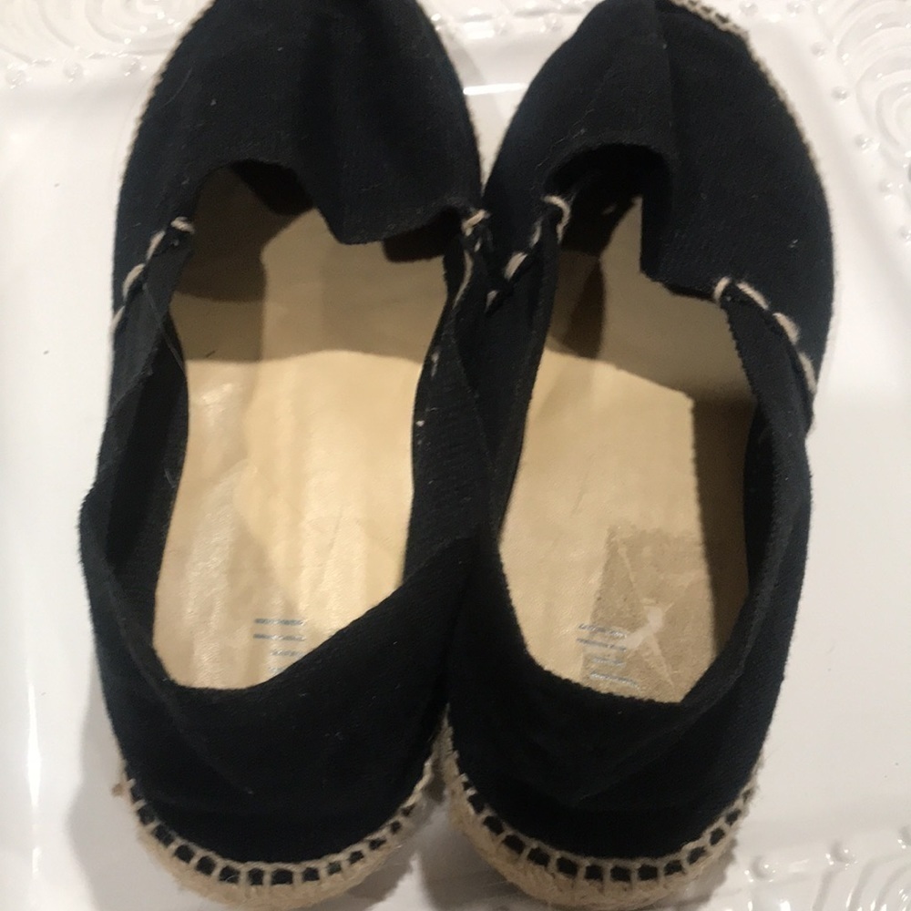 J. Jill Black Canvas Espadrille Flats - Picture 3 of 7